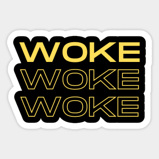 Woke Sticker